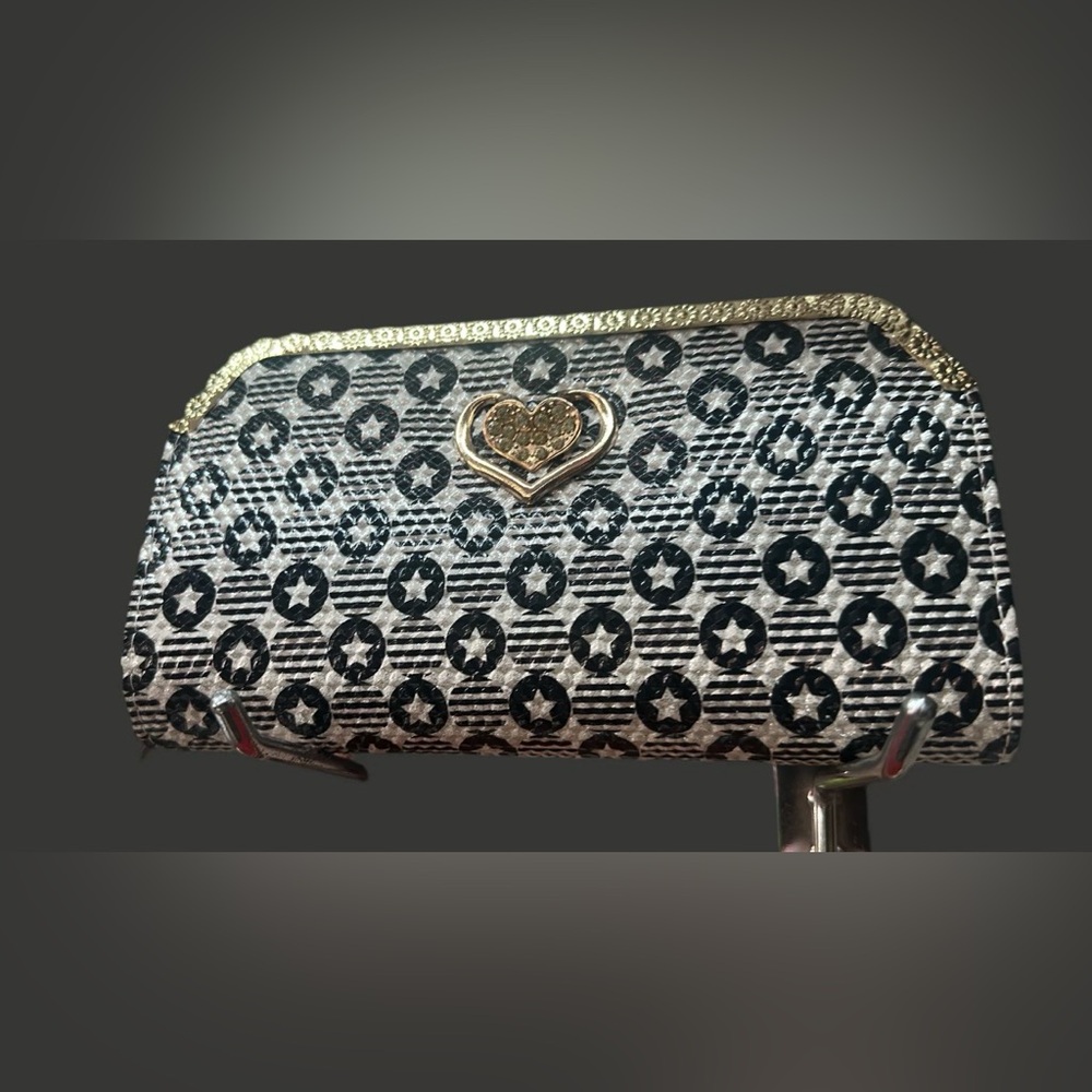 Stylish Black and Gold Women's Clutch